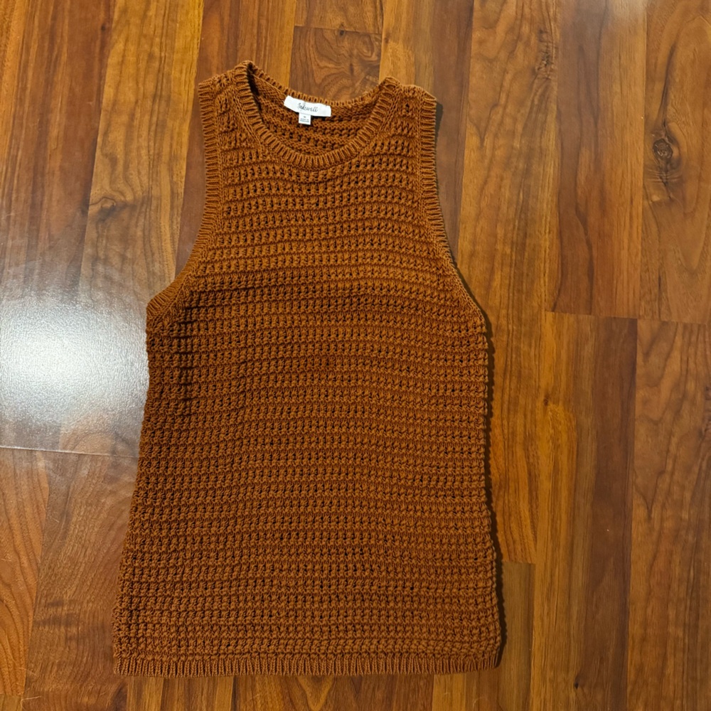 Madewell Rust Knit Sweater